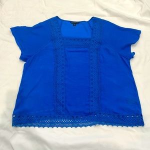 Zac and Rachel Blue Blouse Size 1X